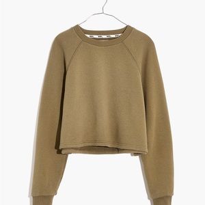 Madewell MWL Airyterry Crop Sweatshirt